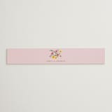 "Wildflower wreath" - Belly Bands in Peony by Yaling Hou Suzuki - Detail