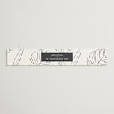 "Crescendo" - Belly Bands in Snow by Griffinbell Paper Co. - Assembled with Invitation
