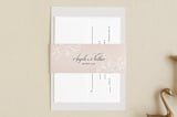 "Elegant Lace" - Belly Bands in Blush by Hooray Creative - Front
