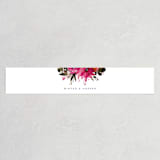 "Peeking Florals" - Belly Bands in Fuchsia by Lori Wemple - Assembled with Invitation