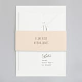 "Today & Always" - Belly Bands in Peach by Stacey Meacham - Front