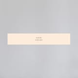 "Today & Always" - Belly Bands in Peach by Stacey Meacham - Assembled with Invitation