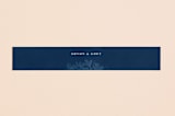 "Floral screenprint" - Belly Bands in Navy by Jennifer Wick - Assembled with Invitation