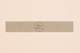 "Wedding Stamp" - Belly Bands in Kraft by Hudson meet Rose - Assembled with Invitation