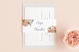 "Garden Rose" - Belly Bands in Garden Rose by Wildfield Paper Co - Front