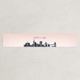 "Big City - San Francisco" - Belly Bands in Blush by Hooray Creative - Assembled with Invitation