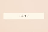 "Love Struck" - Belly Bands in Pale Salmon by The Social Type - Assembled with Invitation