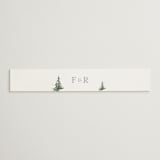 "On the Slopes" - Belly Bands in Fog by Mere Paper - Assembled with Invitation