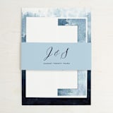 "Mountain Retreat" - Belly Bands in Evening Sky by Design Lotus - Front