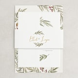 "Summer Love" - Belly Bands in Sunflower by Wildfield Paper Co - Front