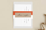 "Joyfully Ever After" - Belly Bands in Tangerine by Faith Harlow - Front