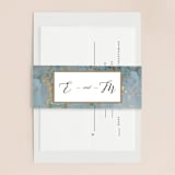 "Something Blue" - Belly Bands in Aqua by Benita Crandall - Front