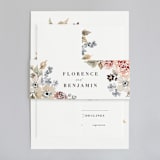 "Wildflower Garden" - Belly Bands in Meadow by Wildfield Paper Co - Front