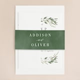 "garden path" - Belly Bands in Ivory by Kristie Kern - Front