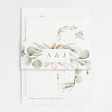 "Romantic Eucalyptus" - Belly Bands in Sage by Petra Kern - Front