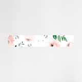 "Soft Florals" - Belly Bands in Coral Wash by Leah Bisch - Assembled with Invitation