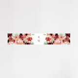 "Cascading Florals" - Belly Bands in Rouge by Leah Bisch - Assembled with Invitation