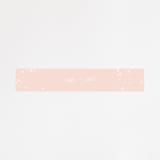 "Morning Mist" - Belly Bands in Blush by Carrie ONeal - Assembled with Invitation