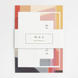 "Edgewater" - Belly Bands in Sunset by Griffinbell Paper Co. - Front