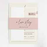 "A Storybook Wedding" - Belly Bands in Blush by Katy Shen - Front