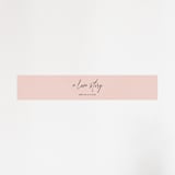 "A Storybook Wedding" - Belly Bands in Blush by Katy Shen - Assembled with Invitation