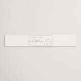 "Love Story" - Belly Bands in Alabaster by Liz Conley - Assembled with Invitation