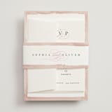 "First Love" - Belly Bands in Blush by Pixel and Hank - Front