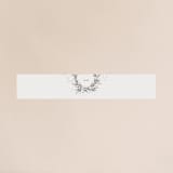 "A Sketched Wreath" - Belly Bands in Concrete by Plain White Paper Co - Assembled with Invitation