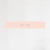 "Textured Dots" - Belly Bands in Blush by Emily Sabol Goss - Assembled with Invitation