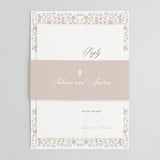 "Hacienda" - Belly Bands in Stone by Lagniappe Paper - Front