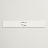 "Charming" - Belly Bands in Pearl by AK Graphics - Assembled with Invitation