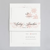 "Batikka" - Belly Bands in Blush by Paper Raven Co. - Front