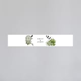 "Agave & Greens" - Belly Bands in Ivory by Susan Moyal - Assembled with Invitation