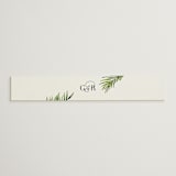 "Tropical Vows" - Belly Bands in Jade by Chris Griffith - Assembled with Invitation