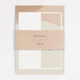 "Desert Wash" - Belly Bands in Peach by Amy Kross - Front