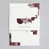 "floral corner" - Belly Bands in Marsala by Cass Loh - Front