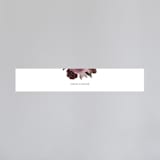 "floral corner" - Belly Bands in Marsala by Cass Loh - Assembled with Invitation