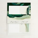 "Flow" - Belly Bands in Emerald by Three Kisses Studio - Front