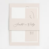 "Scarlet" - Belly Bands in Blush by Hooray Creative - Front