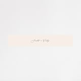 "Scarlet" - Belly Bands in Blush by Hooray Creative - Assembled with Invitation