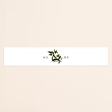 "Conservatory" - Belly Bands in Honeysuckle by Jennifer Postorino - Assembled with Invitation