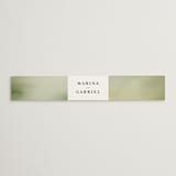 "Enchanted Greenery" - Belly Bands in Frost by Susan Moyal - Assembled with Invitation