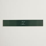 "Green Wreath" - Belly Bands in Champagne by Lori Wemple - Assembled with Invitation