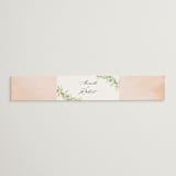 "Organic Florals" - Belly Bands in Blush by Susan Moyal - Assembled with Invitation