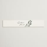 "Pressed Foliage" - Belly Bands in Heather by Stacey Meacham - Assembled with Invitation