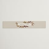 "botanical portrait" - Belly Bands in Leather by Kate Ahn - Assembled with Invitation