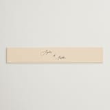 "un mariage photographique" - Belly Bands in Mocha by Benita Crandall - Assembled with Invitation