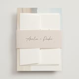 "Handwritten" - Belly Bands in Obsidian by Jennifer Postorino - Front