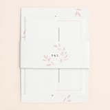 "Emblem" - Belly Bands in Petal by Kimberly FitzSimons - Front