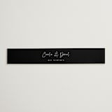 "In this together" - Belly Bands in Black Tie by Lea Delaveris - Assembled with Invitation